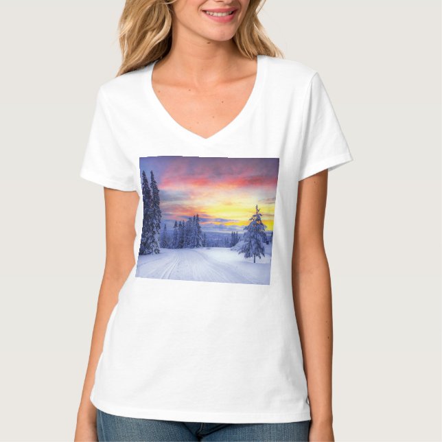 Vintersceneri T Shirt (Framsida)