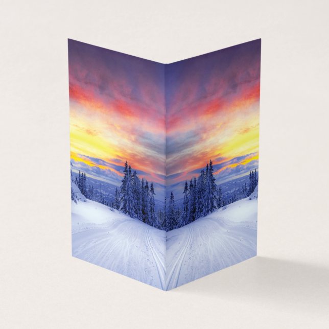 Vintersceneri Visitkort (Utsida)