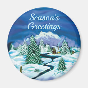 Vinterscenmagnet Magnet