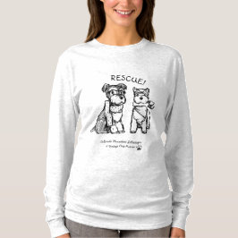 VinterSchnauzers - lång skjorta (kvinnor) T-shirt