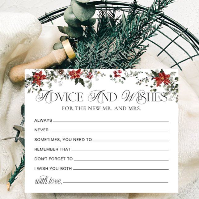 Vinterserverråd och Önskemål-Möhippa-kort för Blom (Skapare uppladdad)