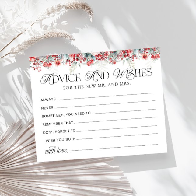 Vinterserverråd och Önskemål-Möhippa-kort för Blom (Skapare uppladdad)