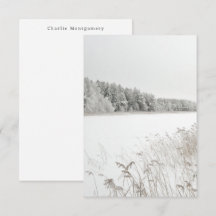 Vintersjö - säsongsbetonat anpassat namn
