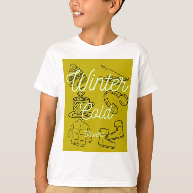 Vinterskärmens kall t shirt (Framsida)