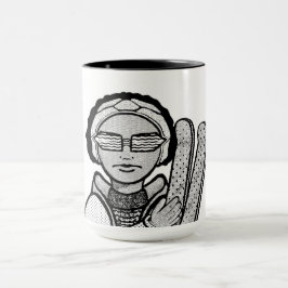 Vinterskidåkning Mugg