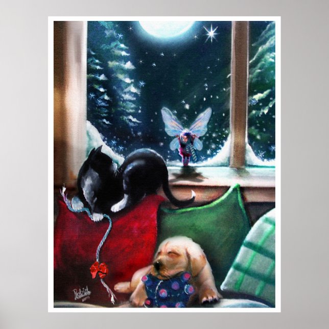 Vinterskog, mjölk poster (Framsidan)