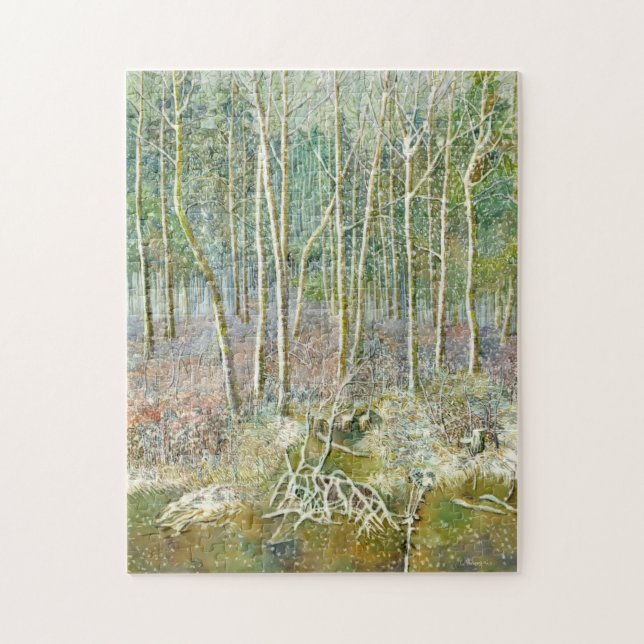 vinterskog pussel (Vertikal)