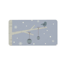 Vinterskogar, helgdagar, julafton träd (blåa teckn