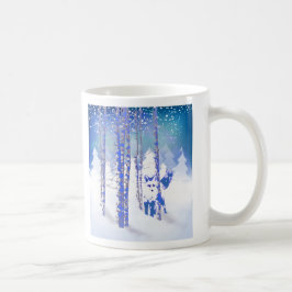 Vinterskogräxa Snö Kaffemugg