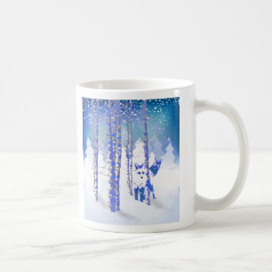 Vinterskogräxa Snö Kaffemugg