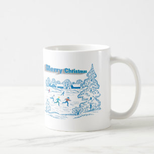 Vinterskridskoåkning Kaffemugg