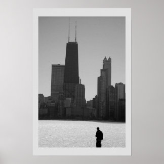 vinterskylt, chicago poster