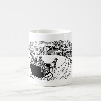 Vintersleigh ride kaffemugg