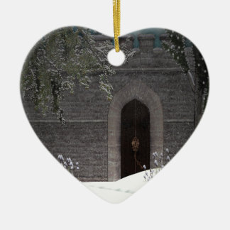 Vinterslottprydnad Julgransprydnad Keramik