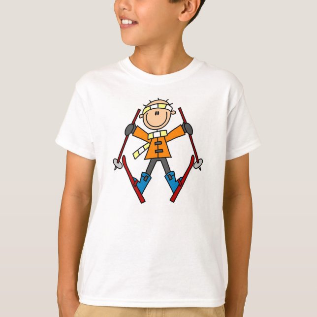 Vintersnö skidar tee (Framsida)