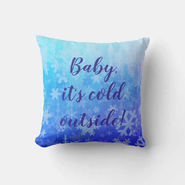 Vintersnöflingor Kudde (Framsida)