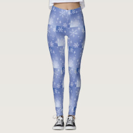 Vintersnöflingor Leggings