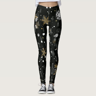 Vintersnöflingor Leggings