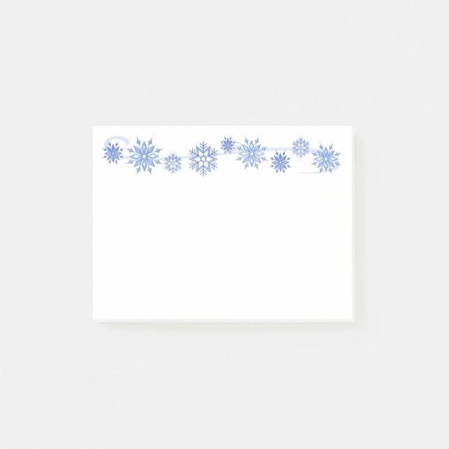 Vintersnöflingor Post-it Block (Framsida)