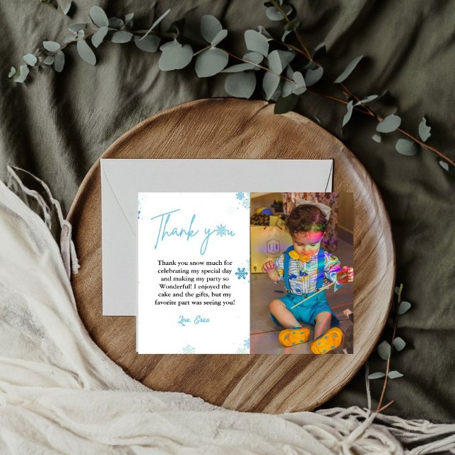 Vintersnöflummel födelsedag - tack för ditt kort (Skapare uppladdad)