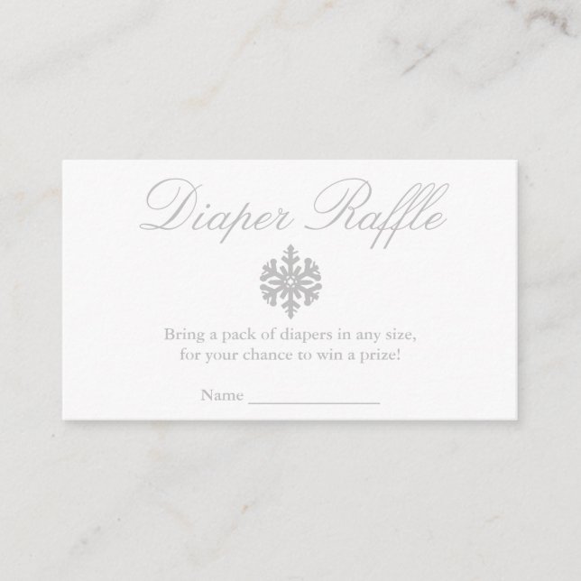 Vintersnöflummiskuvel - dykkort tilläggskort (Framsida)