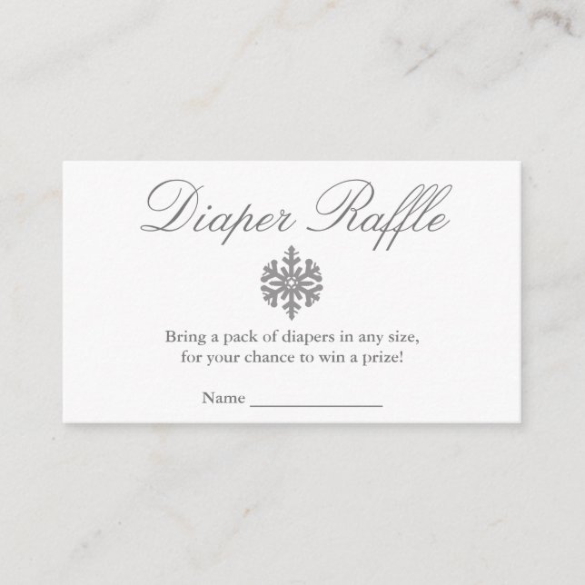 Vintersnöflummiskuvel - dykkort tilläggskort (Framsida)