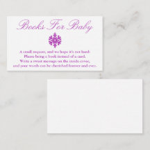 Vintersnöflummiskuvret Bokar för Baby-kort