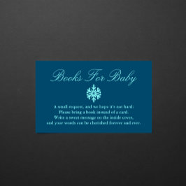 Vintersnöflummiskuvret Bokar för Baby-kort Tilläggskort