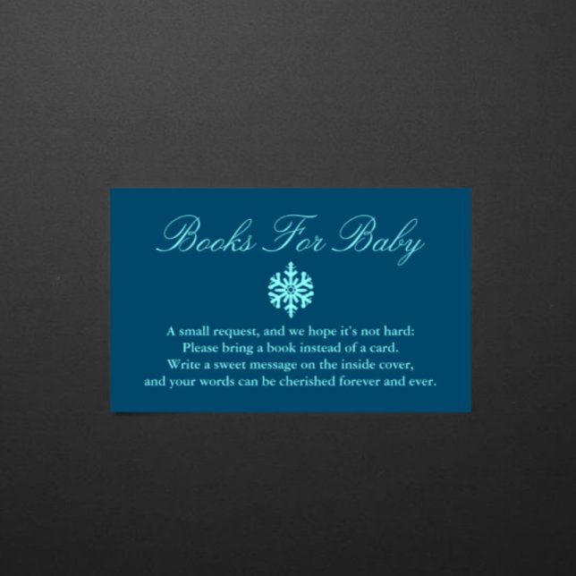 Vintersnöflummiskuvret Bokar för Baby-kort Tilläggskort (Skapare uppladdad)