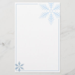 VinterSnowflakebrevpapper Brevpapper