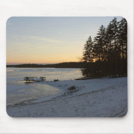 Vintersolnedgång Musmatta