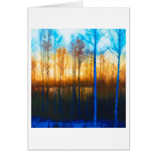 Vintersolnedgång på sjön Siljan OBS Kort