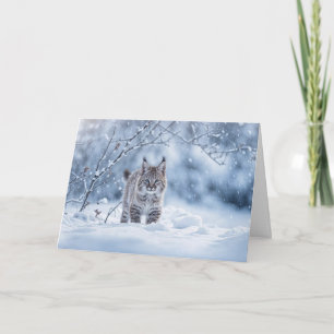 Vintersolstånd med Bobcat och Snö Kort