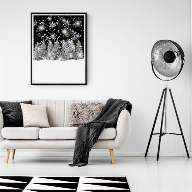 Vintersolstånd Snö Poster (Inspired Look)