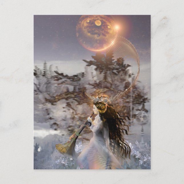 vintersolstånd vykort (Framsida)