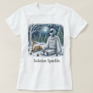 Vintersolståndets Gnistrande Dovhjort Nåde Varelse T Shirt