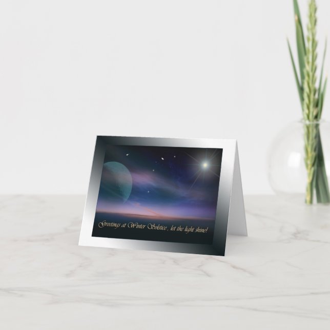 VinterSolstice Helgkort (Framsida)