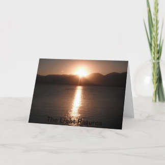 VinterSolsticevälsignelse Helgkort