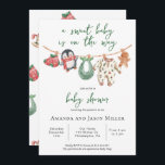 Vintersöta kläder för julbabyskor spara datumet<br><div class="desc">Boho jul Baby dusch inbjudan. Lätt att redigera text. Om du vill göra ytterligare anpassningar klickar du på "anpassa ytterligare". Fler alternativ i vår butik,  eller kontakta oss.</div>