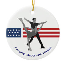 Vinterspel Patriotic Figur Skating Pairs