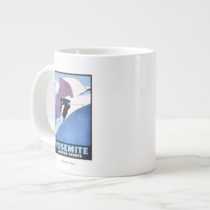Vintersport Skidåkning Reklamblad Jumbo Mugg