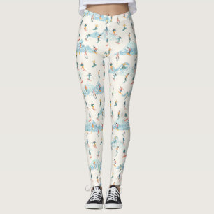 Vintersport Utförsåkning Snöberg  Leggings