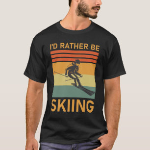 Vintersportskidåkare.. Jag skulle hellre hoppa öve T Shirt