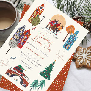 Vinterstads julfirande julfest inbjudningar
