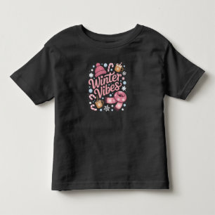 Vinterstämning Säsong Kallt Väder Hej Vinter T Shirt
