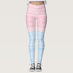 Vinterstickad jultröja Holiday Present Leggings