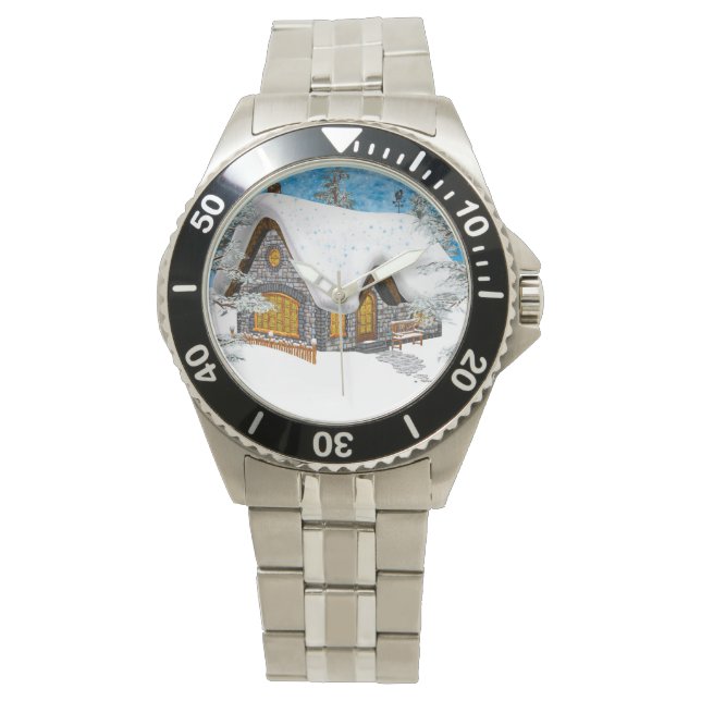 Vinterstuga Armbandsur (Framsida)