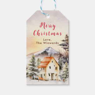 Vinterstugsemester God Jul Presentetikett
