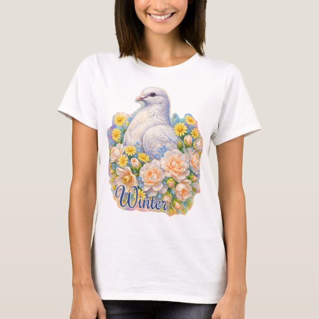 Vintert-shirt T Shirt (Framsida)