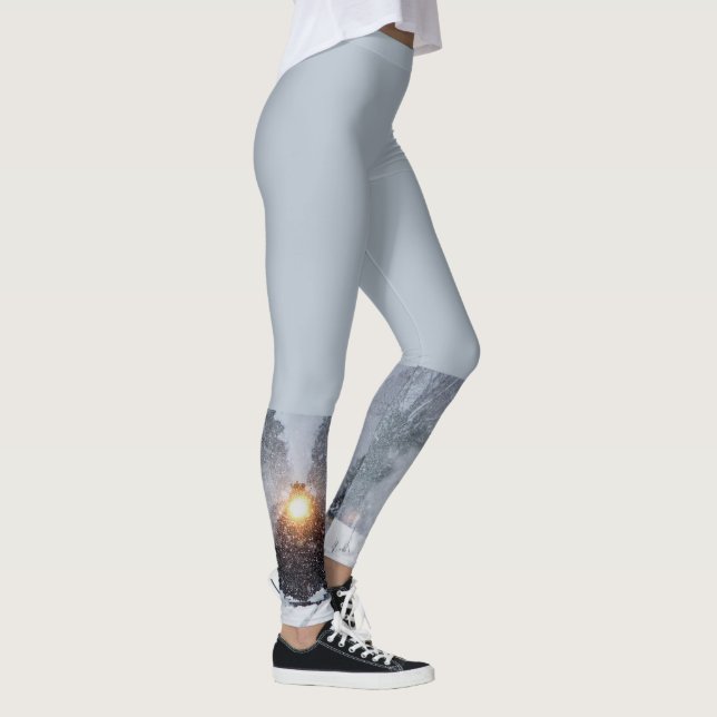 Vintertågdamasker Leggings (Höger)